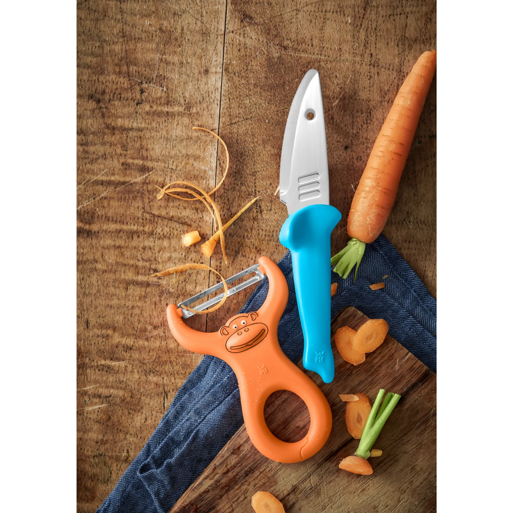 Küchenutensilien|Weitere Küchenmesser|WMF Kinderkoch-Set mit Gemüseschäler und Messer, 2-teilig