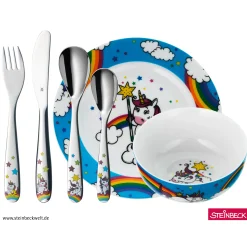 Teller|Kindergeschirr|WMF Kinderteller, Einhorn