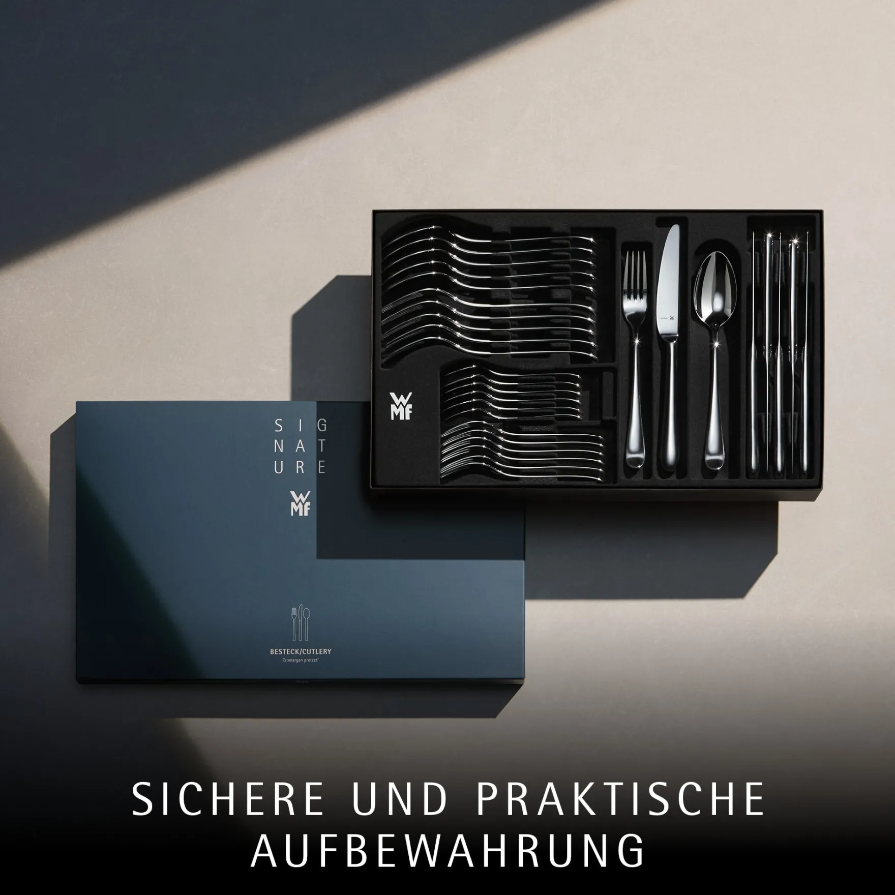 Besteck-Sets|WMF Merit Besteck-Set, 30-teilig, Cromargan protect®