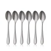 Löffel|WMF Merit Espressolöffel-Set, 6 Stück, Cromargan protect®, sandgestrahlt