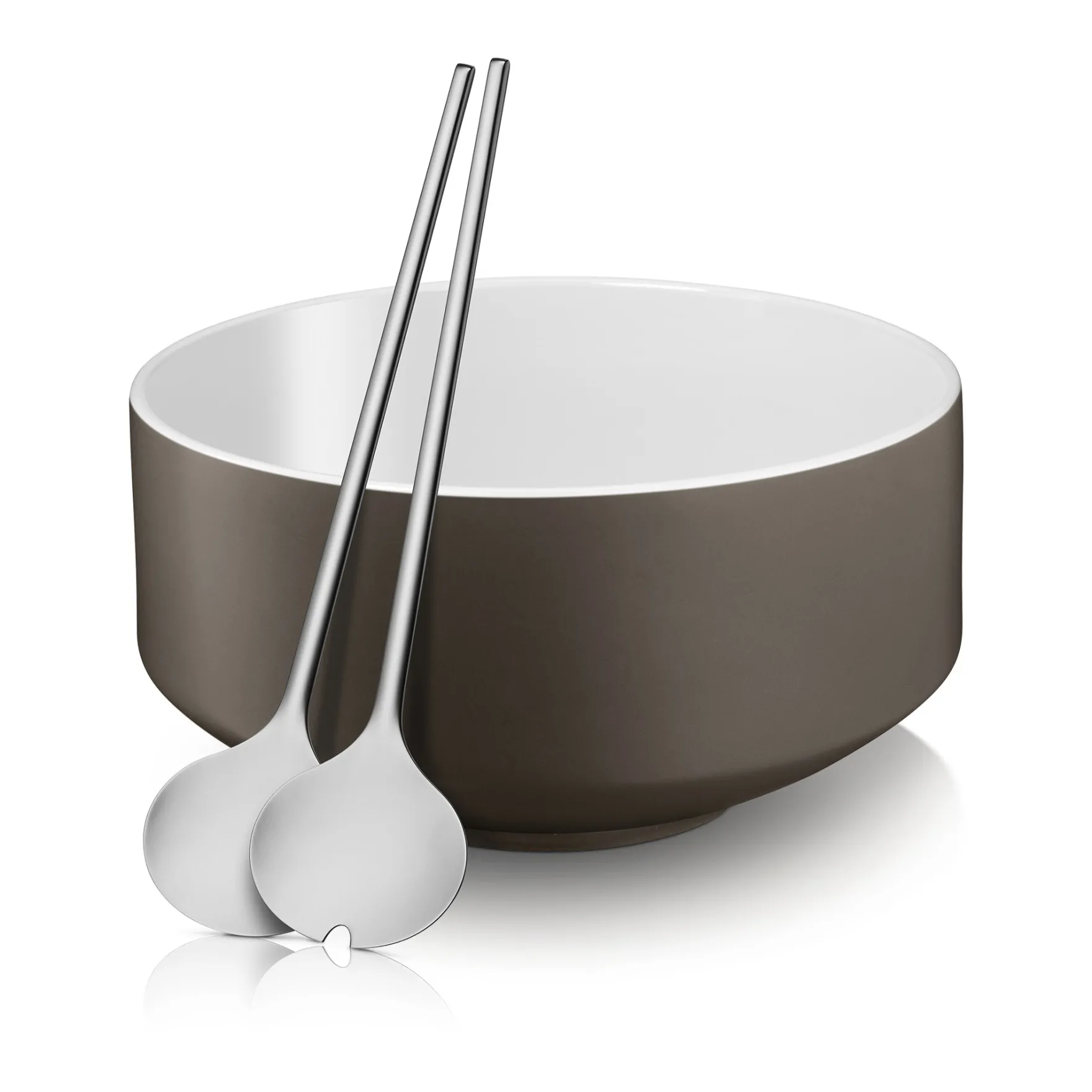 Schüsseln|Servierbestecke|WMF Moto Salat-Set, 3-teilig, lavagrau