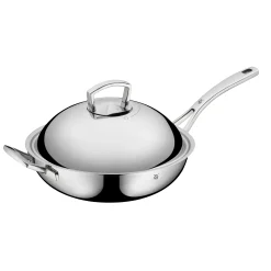 Woks|Pfannen Mit Deckel|WMF Multiply Wok mit Edelstahldeckel, 32 cm