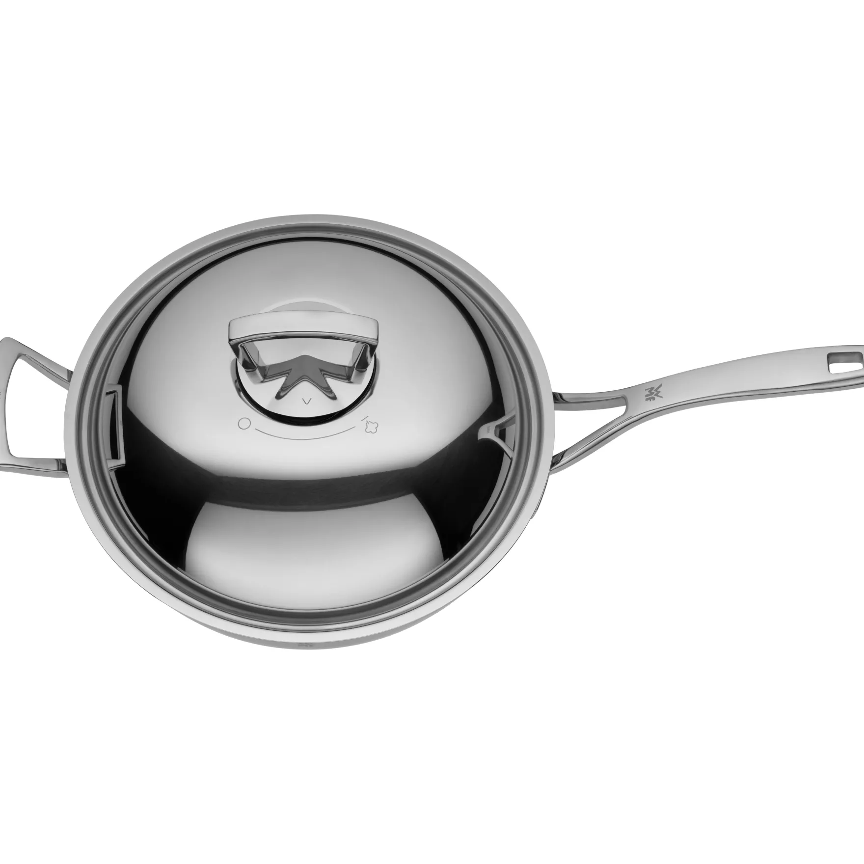 Woks|Pfannen Mit Deckel|WMF Multiply Wok mit Edelstahldeckel, 32 cm