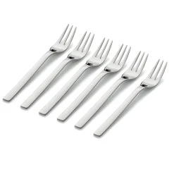 Besteck-Sets|Gabeln|WMF Nuova Kuchengabel-Set, 6-teilig
