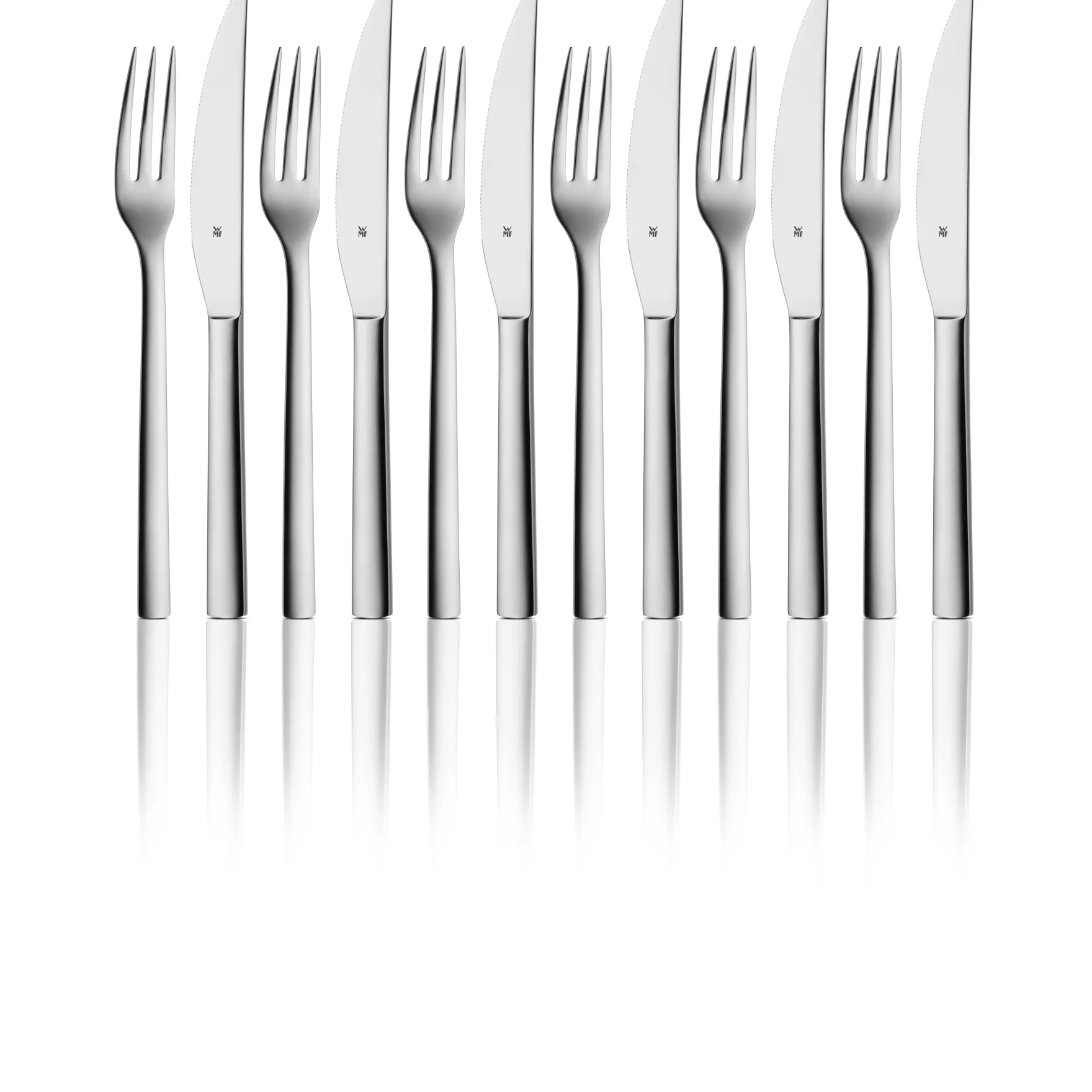 Steakmesser|Besteck-Sets|WMF Nuova Steakbesteck-Set, 2-teilig