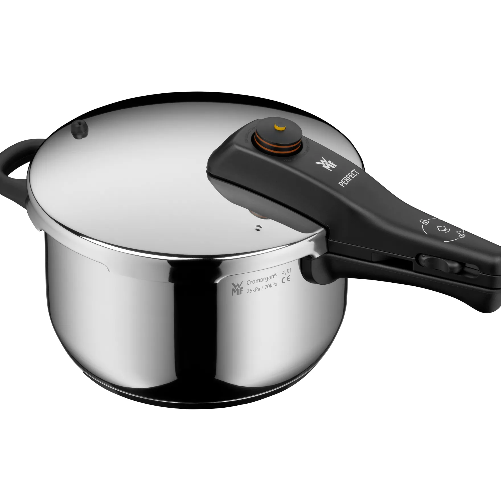 Schnellkochtöpfe|Induktionstöpfe|WMF Perfect One Pot Schnellkochtopf-Set, 22 cm, 4,5 und 3,0 Liter