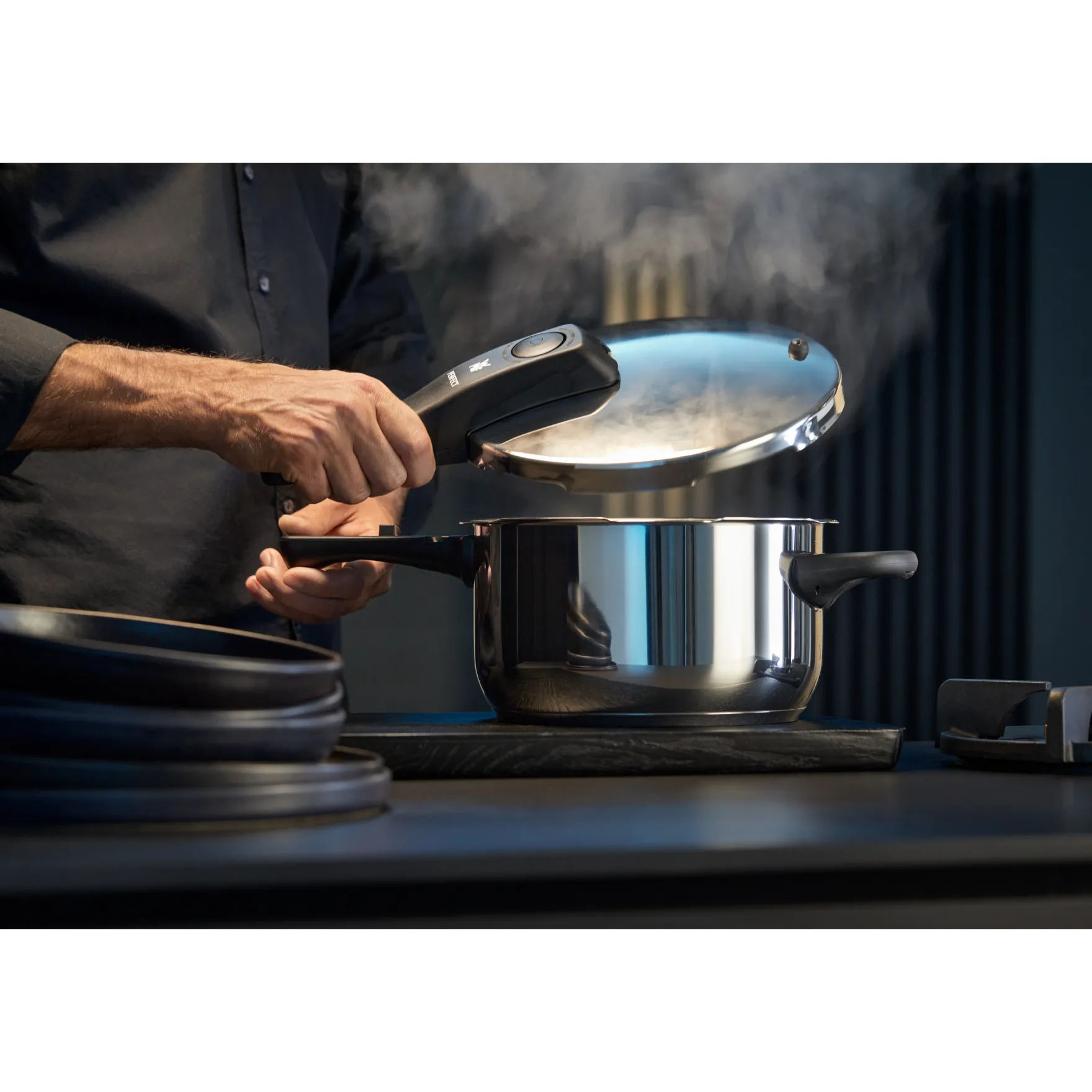 Schnellkochtöpfe|Induktionstöpfe|WMF Perfect One Pot Schnellkochtopf, 22 cm, 3,0 Liter