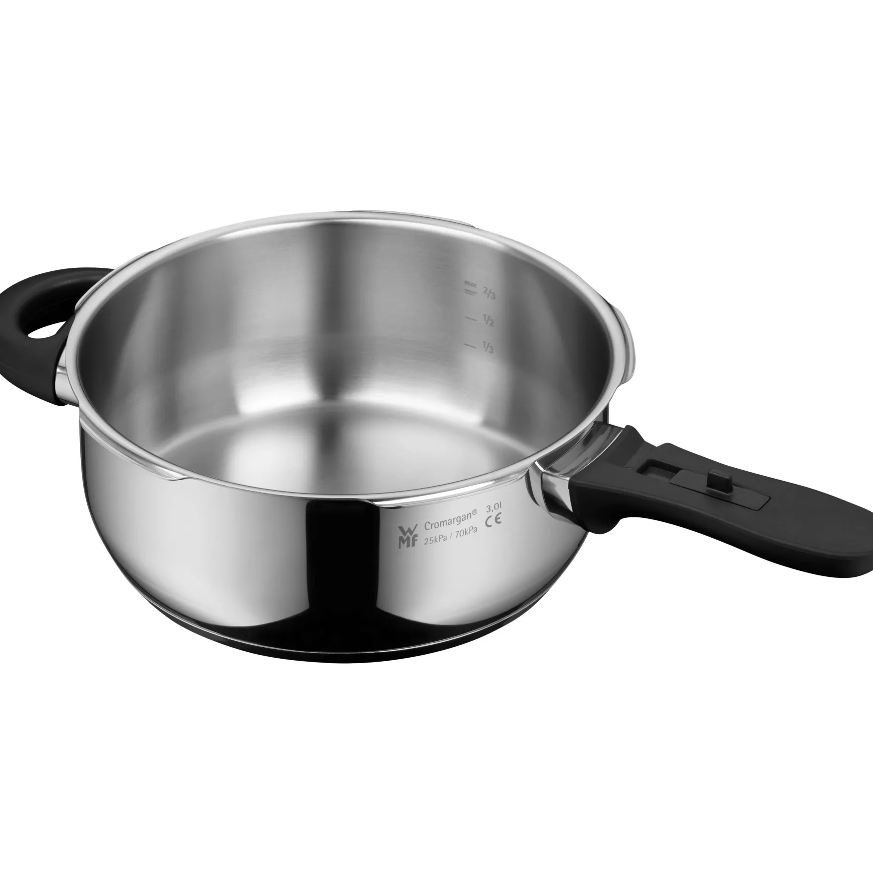 Schnellkochtöpfe|Induktionstöpfe|WMF Perfect Plus One Pot Schnellkochtopf-Set, 22 cm, 3 & 4,5 L, stapelbar, mit Dämpfeinsatz
