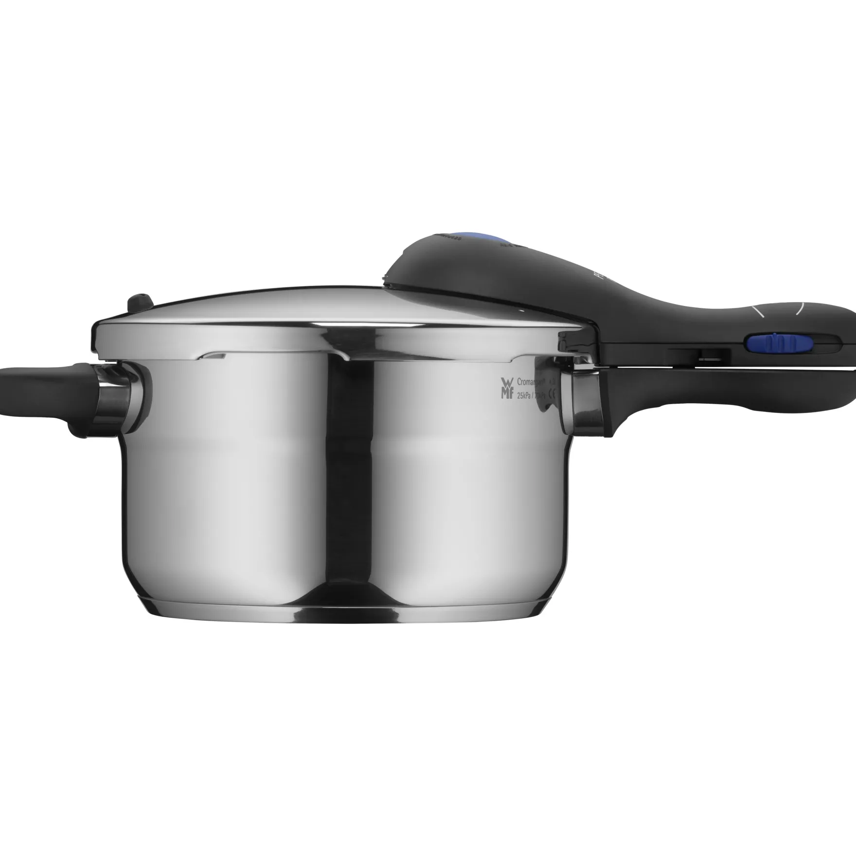 Schnellkochtöpfe|Induktionstöpfe|WMF Perfect Plus One Pot Schnellkochtopf-Set, 22 cm, 3 & 4,5 L, stapelbar, mit Dämpfeinsatz