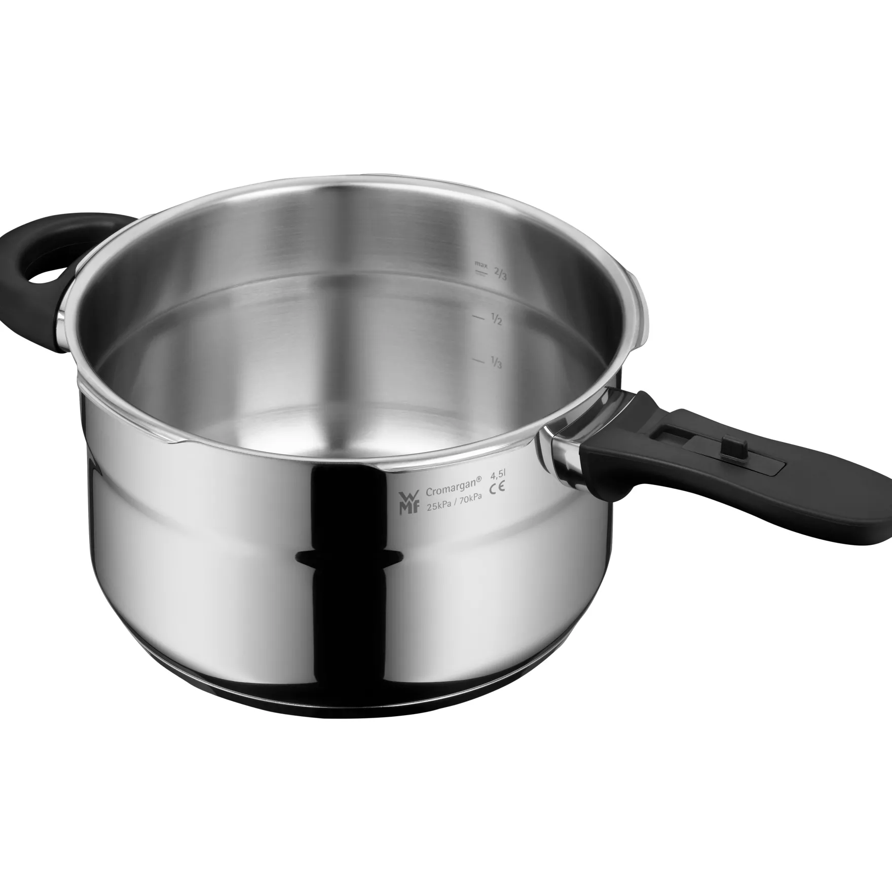 Schnellkochtöpfe|Induktionstöpfe|WMF Perfect Plus One Pot Schnellkochtopf-Set, 22 cm, 3 & 4,5 L, stapelbar, mit Dämpfeinsatz