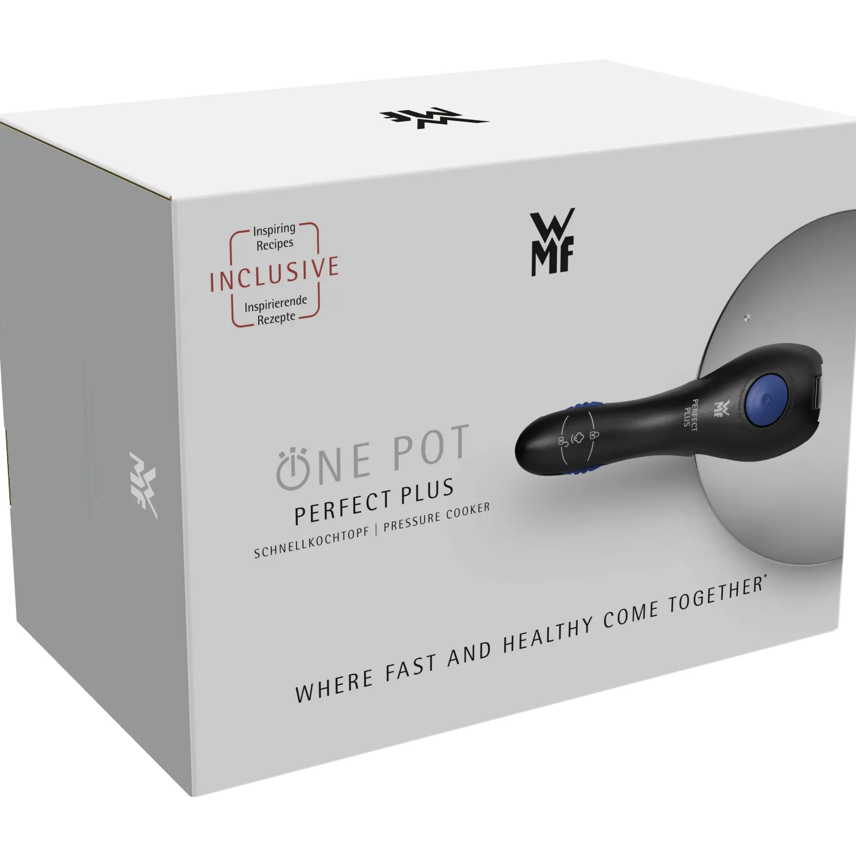 Induktionstöpfe|Schnellkochtöpfe|WMF Perfect Plus One Pot Schnellkochtopf, 22 cm, 8,5 Liter