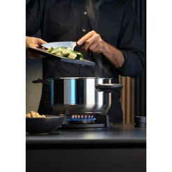 Schnellkochtöpfe|Induktionstöpfe|WMF Perfect Premium One Pot Schnellkochtopf-Set mit Dampfgareinsatz, 22 cm, 6,5 und 3,0 Liter
