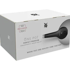 Schnellkochtöpfe|Induktionstöpfe|WMF Perfect Premium One Pot Schnellkochtopf-Set mit Dampfgareinsatz, 22 cm, 6,5 und 3,0 Liter