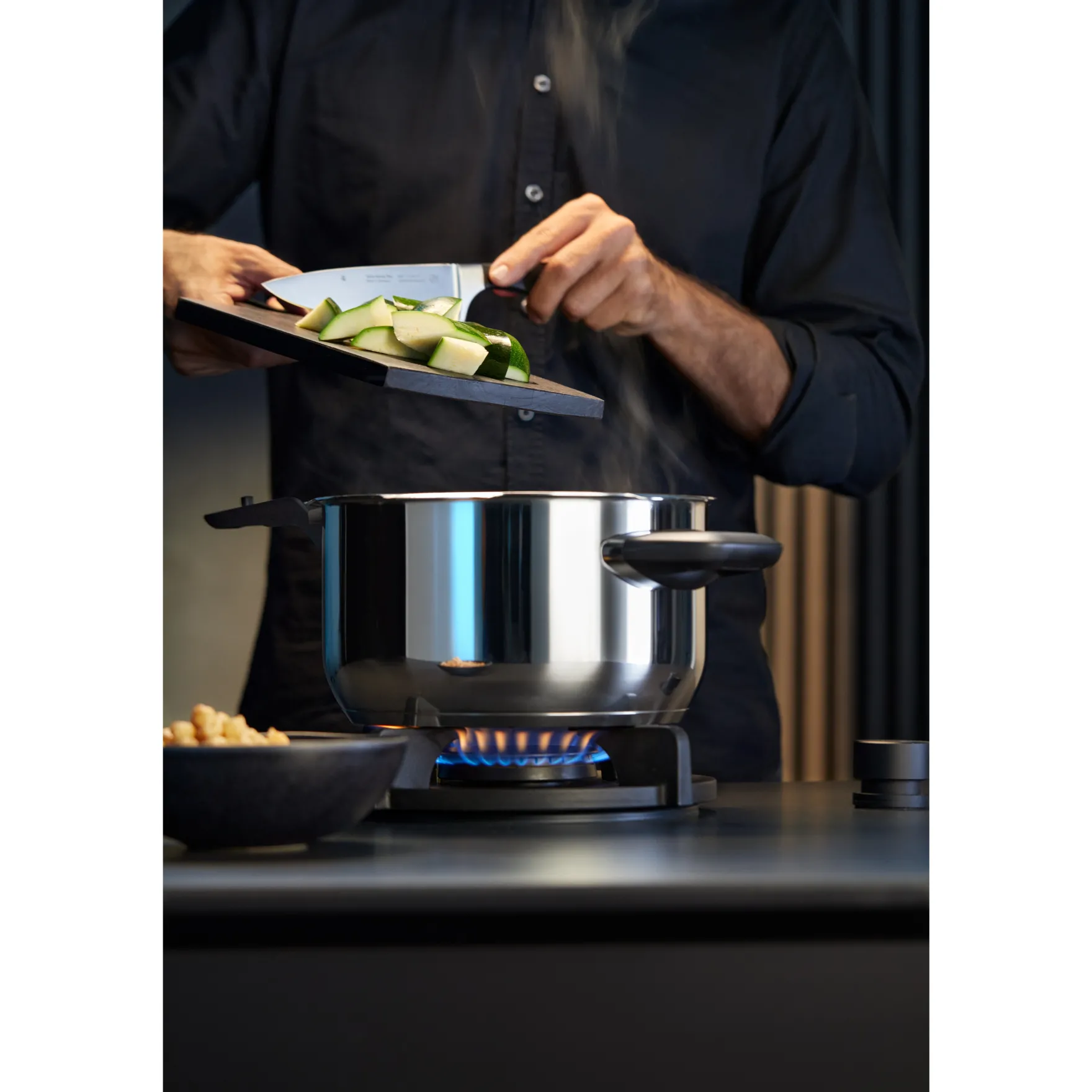 Induktionstöpfe|Schnellkochtöpfe|WMF Perfect Premium One Pot Schnellkochtopf, 22 cm, 3,0 Liter