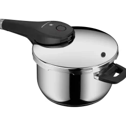 Schnellkochtöpfe|Induktionstöpfe|WMF Perfect Premium One Pot Schnellkochtopf-Set mit Dampfgareinsatz, 22 cm, 4,5 und 3,0 Liter
