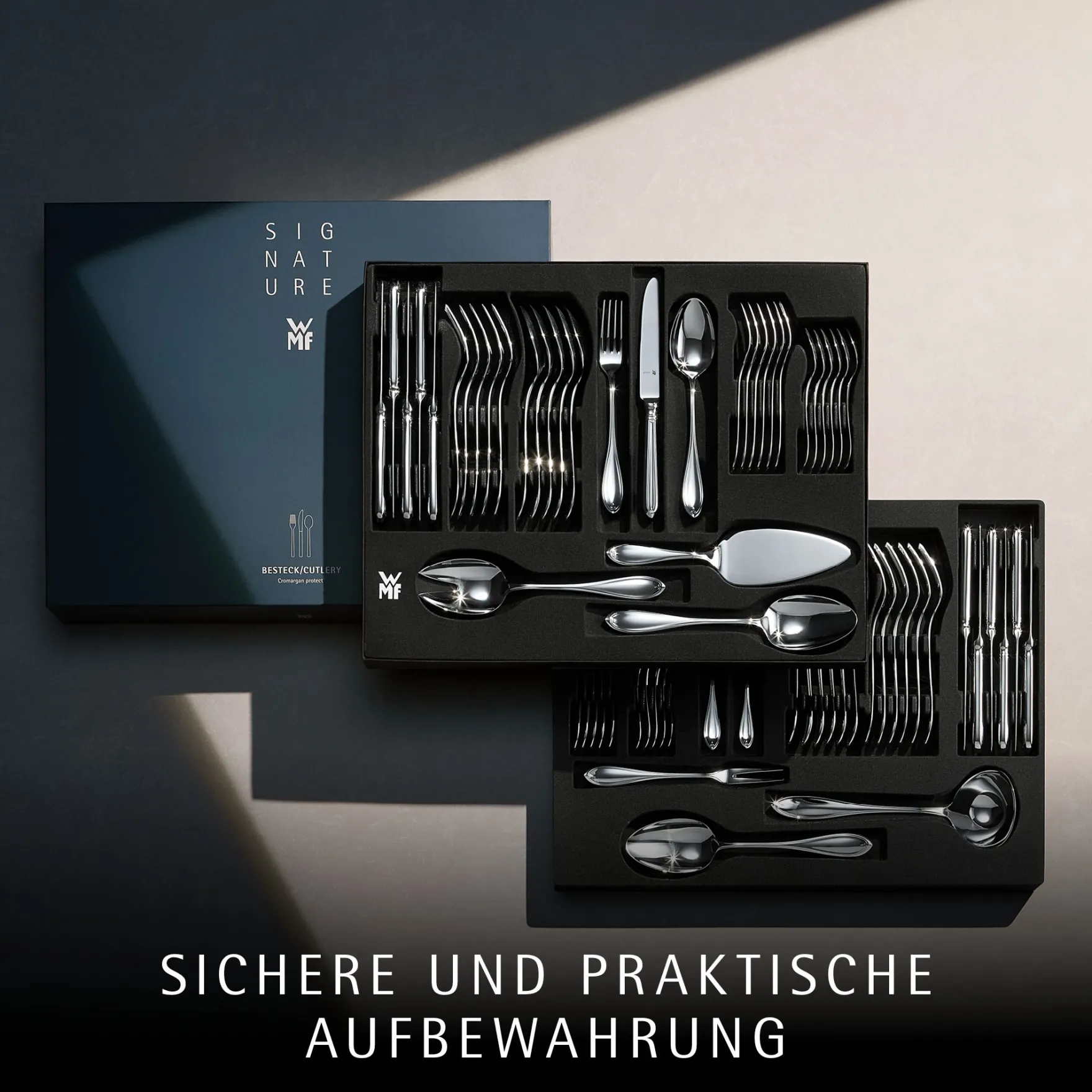 Besteck-Sets|WMF Premiere Besteck-Set, 66-teilig, Cromargan protect®