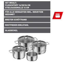 Topfsets|WMF Silit Alicante Topf-Set, 4-teilig