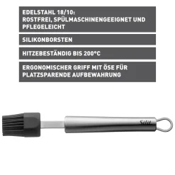 Backutensilien|WMF Silit Classic Line Back-/Marinadenpinsel, 21,5 cm