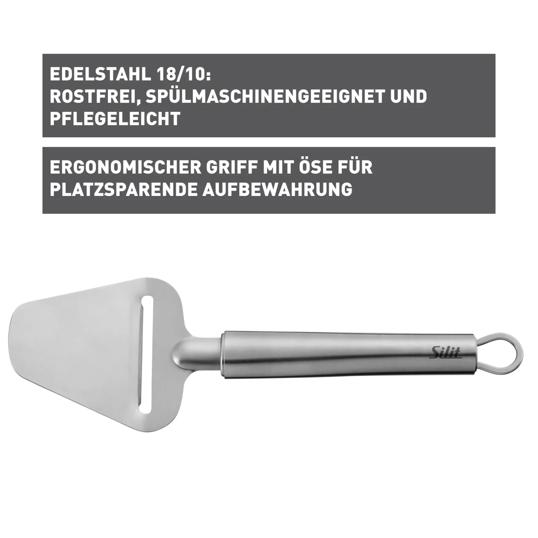 Küchenutensilien|WMF Silit Classic Line Käsehobel, 24 cm
