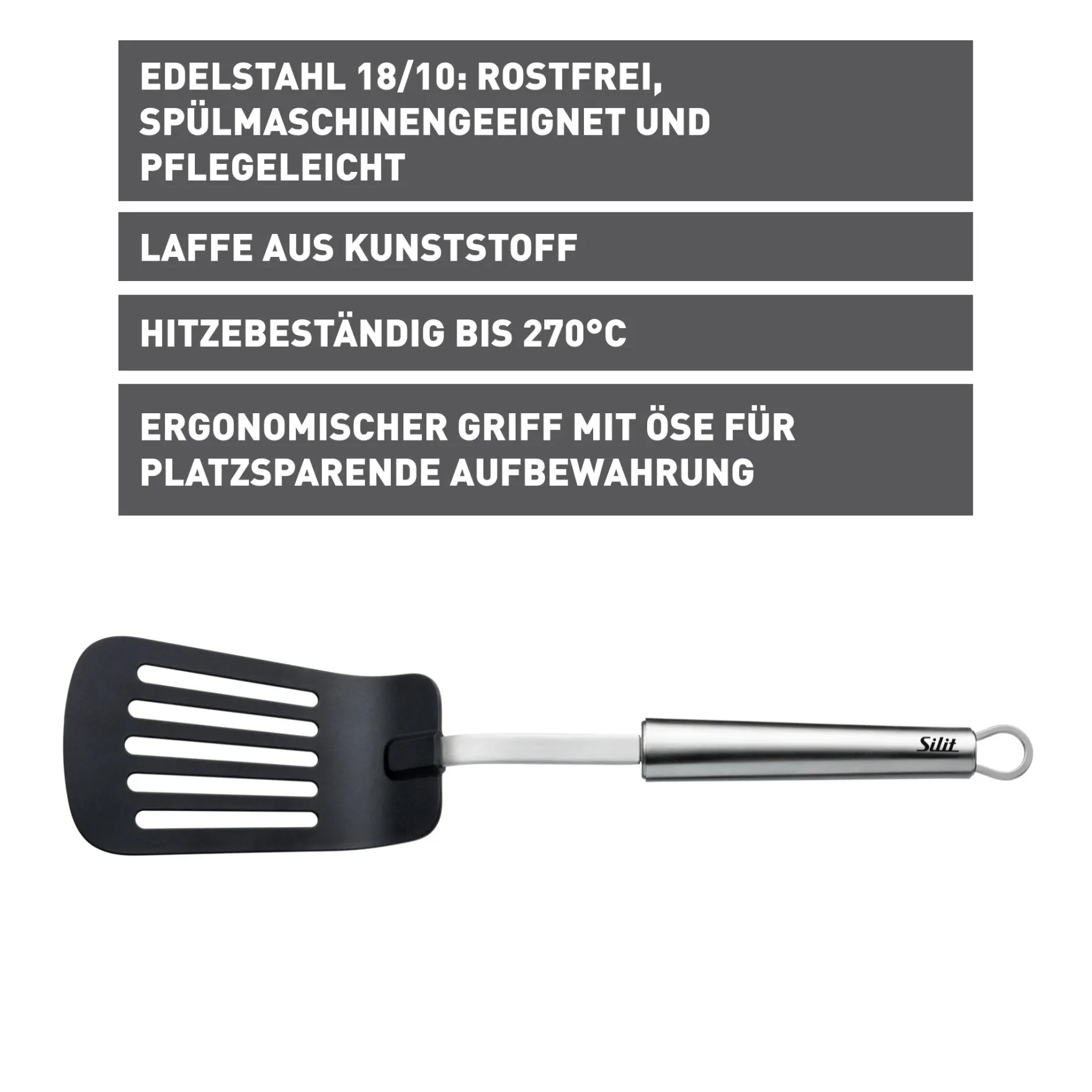 Backutensilien|Küchenutensilien|WMF Silit Classic Line Pfannenwender, 34 cm