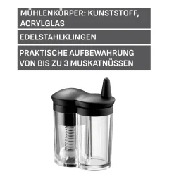 Gewürzmühlen|WMF Silit Mulino Muskatmühle