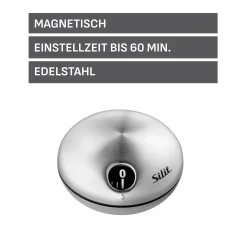 Eieruhren|WMF Silit Puk Kurzzeitmesser, magnetisch