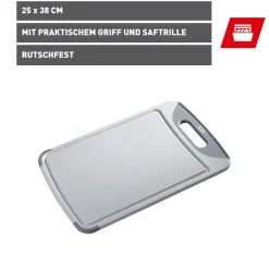 Schneidebretter|WMF Silit Schneidebrett, Grau, 38 x 25 cm