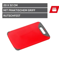 Schneidebretter|WMF Silit Schneidebrett, Rot, 32 x 20 cm