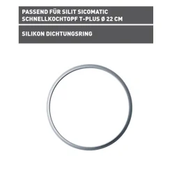Zubehör Töpfe|WMF Silit Sicomatic Silikondichtring, 22 cm