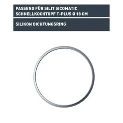 Zubehör Töpfe|WMF Silit Sicomatic Silikondichtring, 18 cm