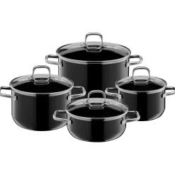 Topfsets|WMF Silit Silargan® Elegance Topf-Set, 4-teilig, Black