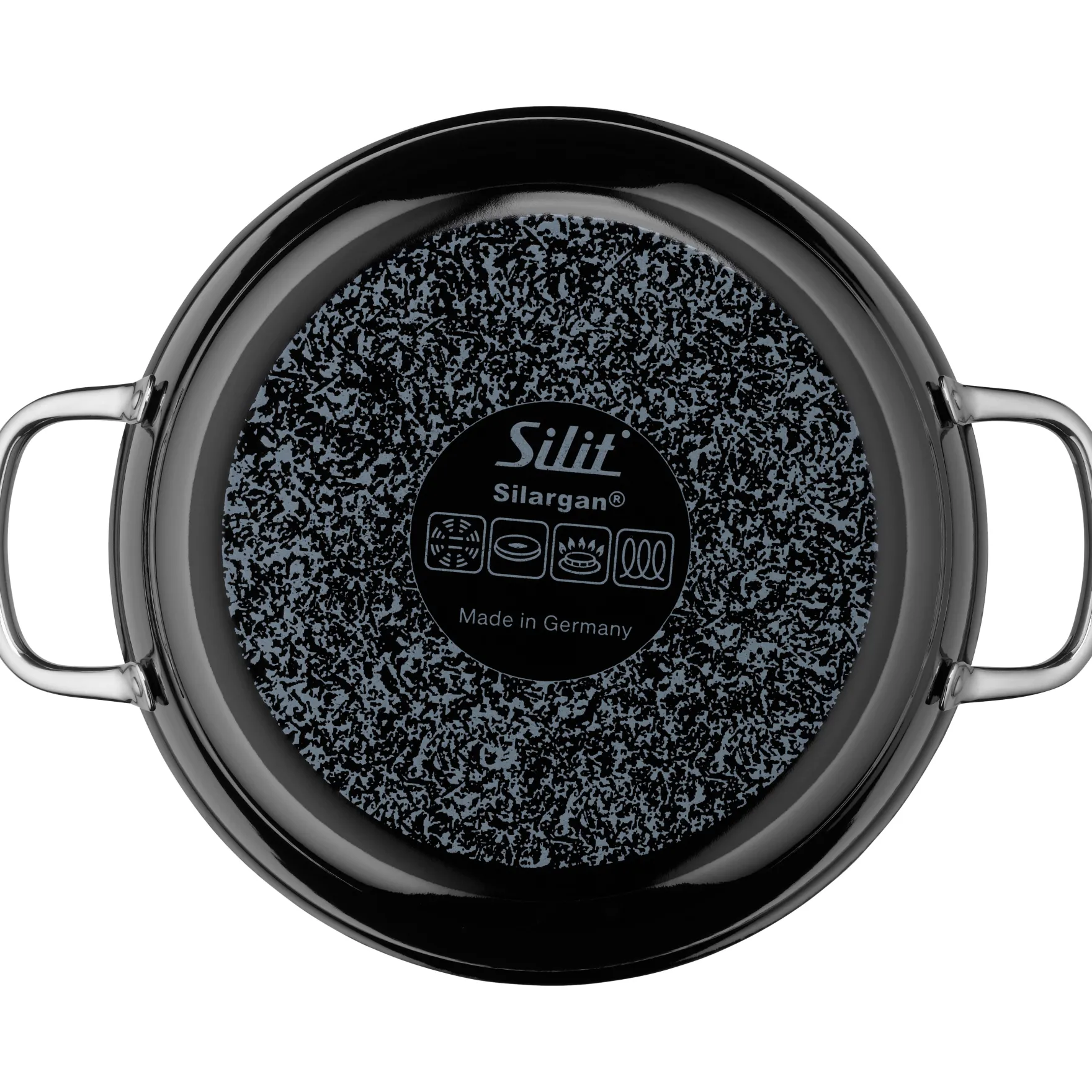 Schmorpfannen|Induktionspfannen|WMF Silit Silargan® Professional Schmorpfanne, 24 cm, Black