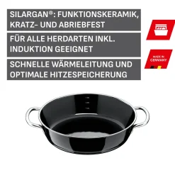 Schmorpfannen|Induktionspfannen|WMF Silit Silargan® Professional Schmorpfanne, 28 cm, Black