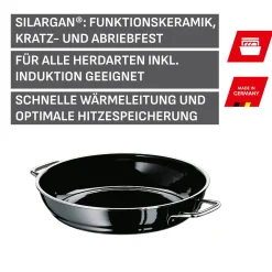 Servierpfannen|Induktionspfannen|WMF Silit Silargan® Professional Servierpfanne, 24 cm, Black