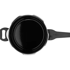 Schnellkochtöpfe|Induktionstöpfe|WMF Silit Silargan® Sicomatic t-Plus Schnellkochtopf-Set, 22 cm, 4,5 l und 3,0 l, Black