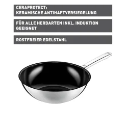 Induktionspfannen|Woks|WMF Silit Wuhan Wok-Pfanne, 28 cm