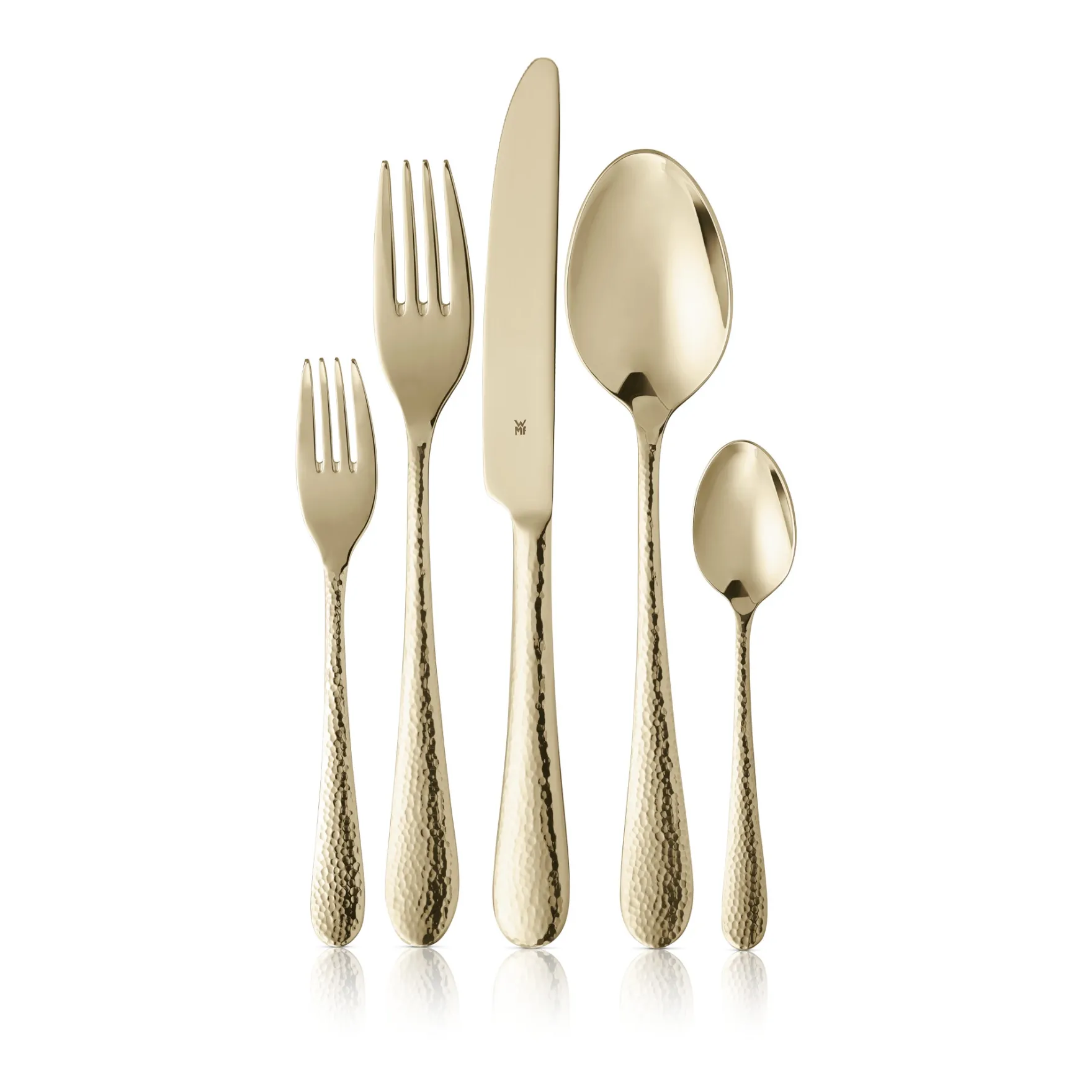 Besteck-Sets|WMF Sitello Besteck-Set, Gold Edition, 30-teilig, Cromargan®