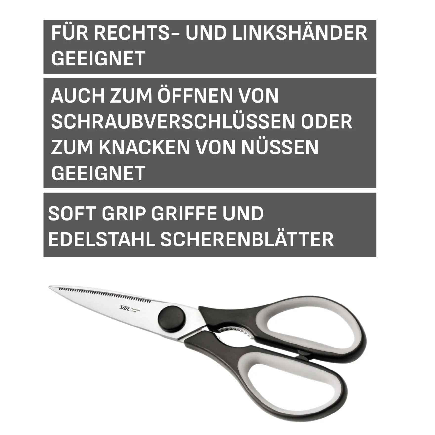Scheren|WMF Varieta Küchenschere, 21 cm