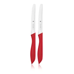 Weitere Küchenmesser|Käsemesser|WMF Vespermesser-Set, 2-teilig, Rot