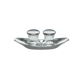 Salz- & Pfefferstreuer|WMF Wagenfeld Salz- und Pfefferstreuer-Set, 3-teilig