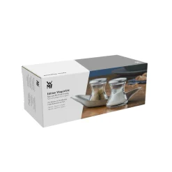 Salz- & Pfefferstreuer|WMF Wagenfeld Salz- und Pfefferstreuer-Set, 3-teilig