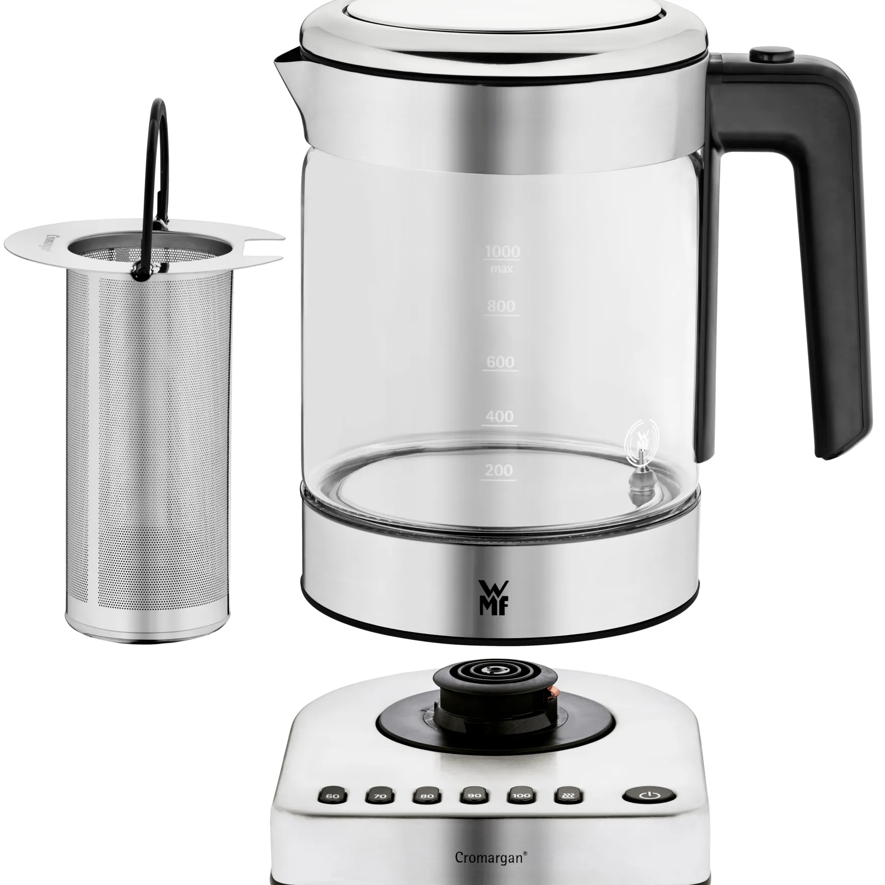 Weitere Küchengeräte|Wasserkocher|WMF KÜCHENminis Glas-Wasserkocher Vario 1,0 l