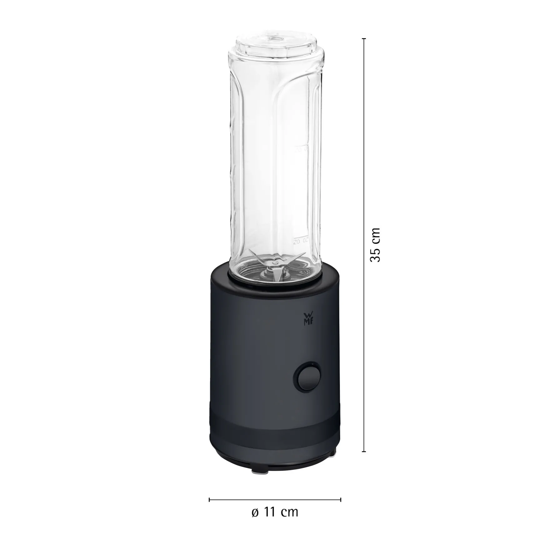 Mixer|WMF KÜCHENminis Smoothie-to-go, Deep Black