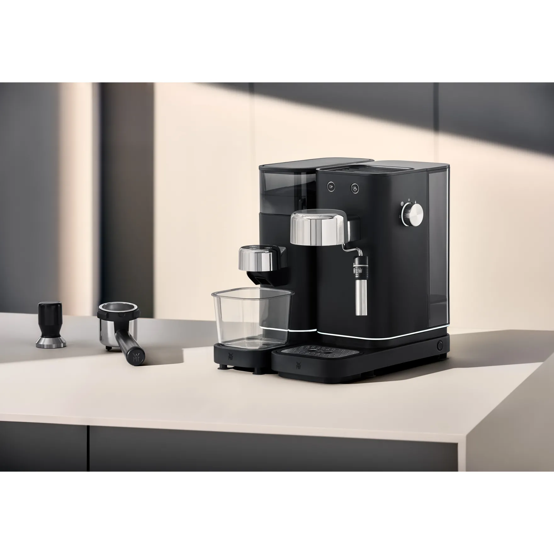 Siebträgermaschinen|WMF Lumero Espresso Siebträgermaschine, Deep Black